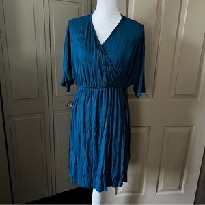 Faux Wrap Nursing Maternity House Dress